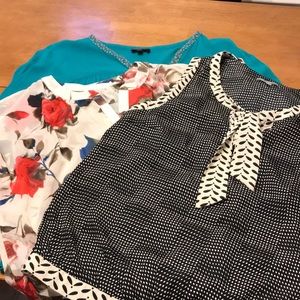 Three summer blouses for $15!